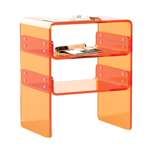 Hiện đại rõ ràng Acrylic ba lớp thường vụ loại lưu trữ bảng cho phòng ngủ & phòng khách bền cạnh giường sofa bên lưu trữ giá - Product Image 1