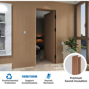 ألواح خشبية عازلة للصوت حديثة وصديقة للبيئة للديكور الداخلي أكوبانيل للفنادق والشقق والقاعات - Product Image 2