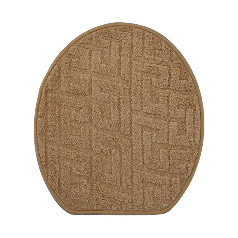 Copertina in cashmere jacquard-Beige
