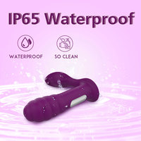 Tragbarer Vibrator für Damen mit Doppelstimulation, kabelloser Klitoris- & G-Punkt-Stimulator aus Silikon mit Fernbedienung – Fabrikverkauf