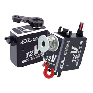 AGFRC Metal Waterproof IP67 Coreless 0.090sec 3S Smart Digital 45KG for 1/8 RC Truck Cars Parts - Product Image 1