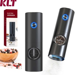 KLT Salt <b>Grinder</b> Manufacturers Automatic <b>Pepper</b> <b>Grinder</b> Plastic <b>Pepper</b> Mill Electric <b>Pepper</b> <b>Grinder</b> - Product Image 1