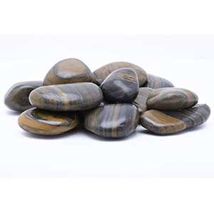 <span class=keywords><strong>Piedra</strong></span> de Río Decorativa Pulida con Rayas de Tigre para Pavimentación de Caminos de Entrada - Product Image 4