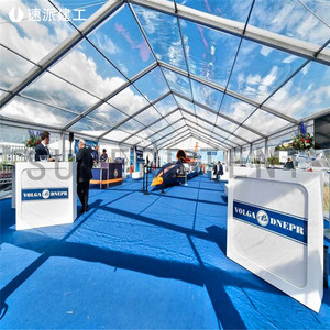 Carpa Transparente con Estructura de Aleación de Aluminio, Tela de PVC de 2000-3000 mm, Impermeable, Apertura Rápida, Tipo Extendido, para Uso en Exteriores en las Cuatro Estaciones - Product Image 1