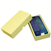 Boîte rigide en carton pour téléphone portable, personnalisable avec logo, fabriquée en usine, avec laminage mat pour l'emballage des smartphones, recyclable