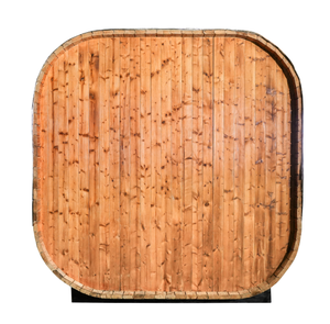 Sauna d'extérieur en bois de sapin carbonisé pour 4 à 6 personnes avec chauffage ETL TOULE de 6 kW - Product Image 4