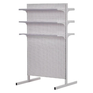 Sou Mi Ka Supermarket <b>Shelves</b> 5 Layer Double Sided Heavy Duty Perforated Steel Storage <b>Rack</b> - Product Image 3