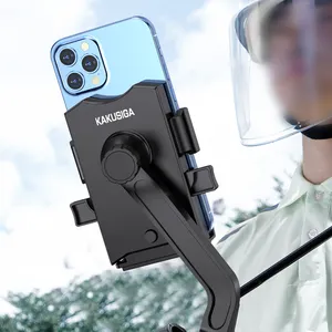 KAKUSIGA KSC-725 Bicycle Motorcycle Phone Holder for iPhone Xs 12 Samsung s8 s9 Mobile Stand Support Scooter Cover