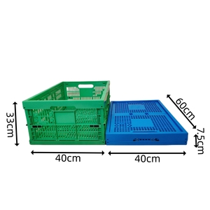 QS Vegetable Crates Plastic Heavy Duty Vegetable Plastic Crates For Fruits And Vegetables