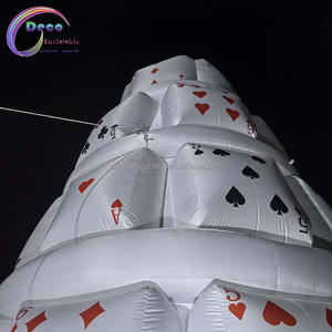 Torre de Póker Inflable Gigante Personalizada de Fábrica con <span class=keywords><strong>Soplador</strong></span>, Adecuada para Decoración de Actividades en Escenarios al Aire Libre y Publicidad - Product Image 3