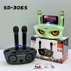 Sd306S, el Nuevo Dispositivo Electrónico Familiar, Karaoke 2 en 1, Altavoz Inalámbrico Portátil con Micrófono Dual, Altavoz con <span class=keywords><strong>Sonido</strong></span> <span class=keywords><strong>de</strong></span> Bajos - Product Image 4