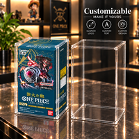 Étui de présentation magnétique en acrylique personnalisable pour le jeu de cartes One Piece OP-13 Strong Enemy Super Magnetic N52 Protection UV Anti-poussière