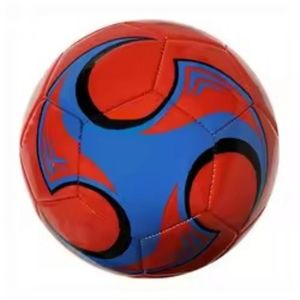 Ballon de football de qualité officielle taille 5 #   Ballon de football en PVC avec logo personnalisé imprimé pour les matchs, poids 0,4-0,45 kg, emballage dégonflé - Product Image 6