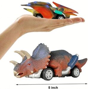 Cheap Dinosaur Car Truck With <b>Animals</b> Storage Set Juguetes Educativos Educational Toys Vehicle for Kids Boys - Product Image 3