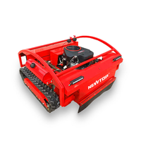 Mesin Pemotong Rumput Robotik GPS RTK 22HP 764cc Lebar Pemotongan 800mm Tinggi Pemotongan 30-150mm Penghindaran Rintangan Multi-Sensor untuk Area Luas
