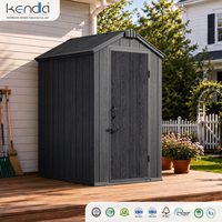 Abri de jardin Kenda APEX 4x6, robuste, avec porte verrouillable, pour le rangement extérieur, le jardin, la maison, le patio, l'organisation des outils