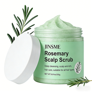 Crème Réparatrice Apaisante et Exfoliante 2-en-1 pour Cuir Chevelu au Romarin, Acides Aminés, Sel Marin et Sucre de Canne, Contrôle du Sébum, Réparation de la Barrière Cutanée (OEM) - Product Image 1