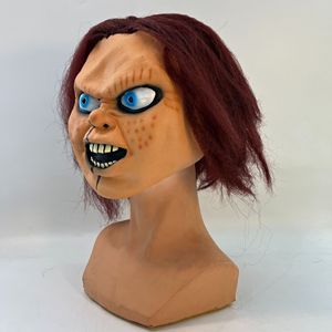 Venta al por mayor máscara <span class=keywords><strong>de</strong></span> terror mascarada Cosplay fiesta Props miedo bebé <span class=keywords><strong>Chucky</strong></span> fantasma muñeca máscara espeluznante máscara <span class=keywords><strong>de</strong></span> Halloween - Product Image 5