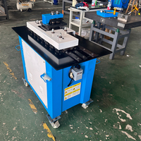 Machine à former des profilés de conduits en tôle à grande vitesse (0,5-1,2 mm) avec rouleaux en acier GCr15 résistants à l'usure pour les commerces B2B