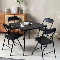 Ensemble de tables et de chaises de salle à manger en bois, meubles de salle à manger KC-CT008