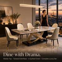 Ensemble de salle à manger en pierre frittée de luxe italien, table rectangulaire minimaliste moderne avec 6 chaises pour la maison