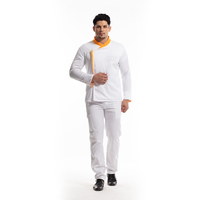 Uniforme de Chef de Restaurant, manches longues et courtes, uniforme de serveur, uniforme de Chef en tissu pour design