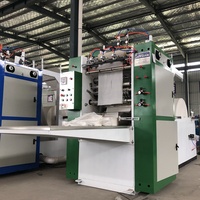 Nouvelles idées pour les petites entreprises Machine de fabrication de mouchoirs en papier essuie-mains à grande vitesse en V