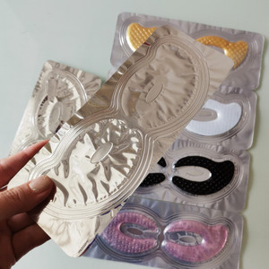 Maschera per <span class=keywords><strong>Occhi</strong></span> a Forma di Farfalla in Cristallo di Collagene Dorato, Patch Sottoculare per Occhiaie, <span class=keywords><strong>Borse</strong></span> e Gonfiore, Idratante - Product Image 5