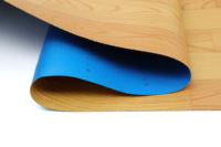 Rouleaux de revêtements de sol en vinyle de luxe, tapis PVC, prix usine, revêtements de sol intérieurs en plastique, aspect bois, pour écoles, design graphique