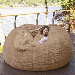 Meubles de maison modernes canapé de loisirs allongé pour le salon la vie paresseuse remplissable de poufs gigantesques canapés pour adultes et enfants - Product Image 4