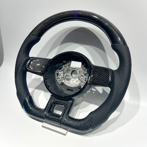 พวงมาลัยรถหนังคาร์บอนสีดำอัพเกรดสไตล์เก่าสำหรับ <span class=keywords><strong>Volkswagen</strong></span> Beetle kafer VW MK7กอล์ฟ7.5 GTI GTD R POLO GTI CC - Product Image 4