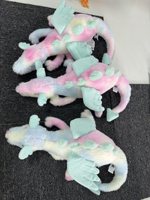 Peluche en coton biologique Jelly Cat, Dragon du Ciel et Dragon des Neiges, poupée en peluche moelleuse, rembourrage en PP, coussin lesté doux