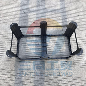Marcos de plástico para contenedores de basura sanitarios de 30L y 50L, rectangulares, extraíbles, para exteriores, con soporte para clasificación de residuos. - Product Image 3