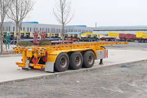 ZHONGSHENGTIANQI ZS Nuevo remolque de camión esqueleto de acero de 40 pies Semirremolque de tres ejes con 2 ejes 70kg Carga útil Shandong Origin - Product Image 6