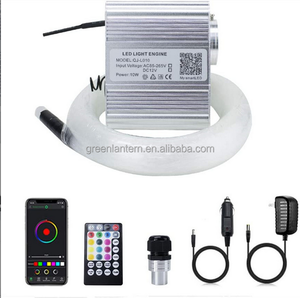 Kit <span class=keywords><strong>de</strong></span> plafond <span class=keywords><strong>étoilé</strong></span> pour voiture avec fibres optiques LED RGBW scintillantes, 3 mètres pour <span class=keywords><strong>toit</strong></span> <span class=keywords><strong>de</strong></span> voiture avec 600 fibres - Product Image 1