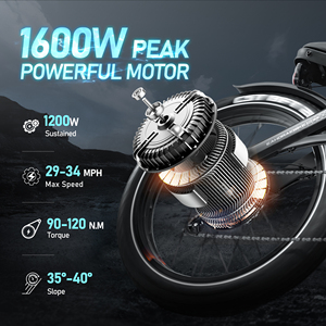 Eahora Romeo Pro 1600W Vélo Électrique Rétro E-MTB Haute Performance Lithium Vélos Électriques Dirt Bike Mtb - Product Image 2