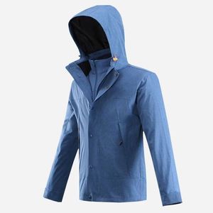 AI-MICH Chaqueta de lona para hombre, personalizada 3 en 1, con capucha, transpirable, cortavientos, impermeable, con cierre de cremallera, gruesa, para escalada y senderismo, que mantiene el calor - Product Image 6