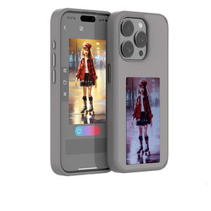 Étui de téléphone E Ink, NFC mobile, motif personnalisé, projection d'encre, couverture d'affichage pour iPhone 16 Pro, étui de téléphone NFC - Product Image 2
