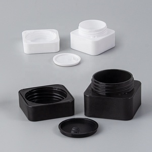 <span class=keywords><strong>5g</strong></span> 10g 20g 30g 50g vuông màu trắng mờ kem Jar container màu hồng màu xanh đen nhựa mắt chai kem - Product Image 2