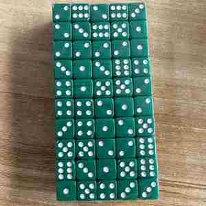 Spot Leisure & Entertainment Supplies 10mm #10 Different Opaque Solid Color <b>Dice</b> - Product Image 5