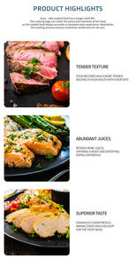 Cuisinière <span class=keywords><strong>sous</strong></span> <span class=keywords><strong>vide</strong></span> professionnelle pour restaurant, <span class=keywords><strong>cuiseur</strong></span> lent à circulation d'eau automatique avec minuterie de 99 heures, 14000W - Product Image 4