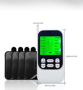 SHOmfrs - Cinturón Masajeador Corporal Digital TENS Portátil y Recargable de Fábrica, Pantalla Grande, Terapia de Meridianos, Microcorriente, Pulsos EMS, ABS - Product Image 1