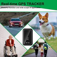 Mini localisateur GPS avec suivi en temps réel des voitures et des animaux domestiques, fonctions anti-perte, commande vocale, technologie de positionnement multiple utilisant le Wi-Fi