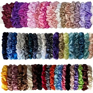 New Simple Solid Color Fabric Exaggerated <b>Headband</b> Exquisite Women's High Elasticity Ponytail <b>Headband</b> Wholesale Jewelry Trendy - Product Image 4