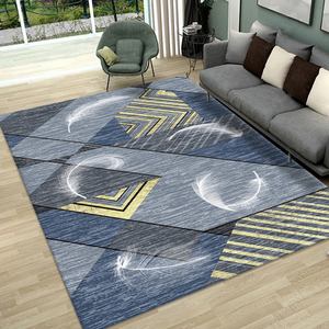 Tapis épais et Super doux impression 3D, moquette de cuisine en microfibre, personnalisés, velours, couvre-sol lavable, pour salon et fenêtre de baie vitrée - Product Image 6