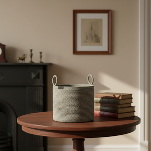 Nouveau panier à linge, rangement pour jouets <span class=keywords><strong>de</strong></span> bébé et d'animaux, grand panier à serviettes, porte-couverture, panier en corde <span class=keywords><strong>de</strong></span> coton - Product Image 5