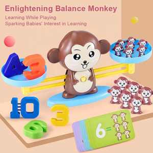 ของเล่นคณิตศาสตร์ ตุ๊กตาลิงดิจิทัล ชั้งชั่งน้ำหนัก ของเล่นเสริมทักษะการเรียนรู้ตัวเลข สำหรับเด็ก อนุบาล ของเล่นเสริมพัฒนาการ ชั้นชั่งน้ำหนักดิจิทัลรูปสัตว์ - Product Image 6