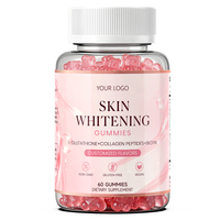 Gummies YTBIO Collagène Plus Biotine et Acide Hyaluronique pour l'éclaircissement de la peau, la santé des cheveux et des ongles, Marque Privée OEM