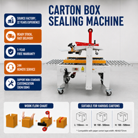 Machine de scellage de cartons ondulés robuste pour boîtes d'expédition