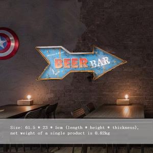 Plaque Métallique Rétro Impression Panneau Bar Pub Man Cave Home Decor Offre Spéciale Bar à Bière Vintage Tin Wall Signs - Product Image 5